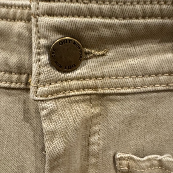 Oat High Rise Wide Leg Stretch Pants light khaki size 0/25 $80 - Picture 6 of 10